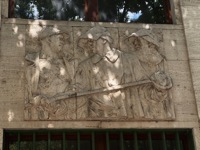 Old communist mural