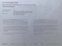 Cyanometer sign